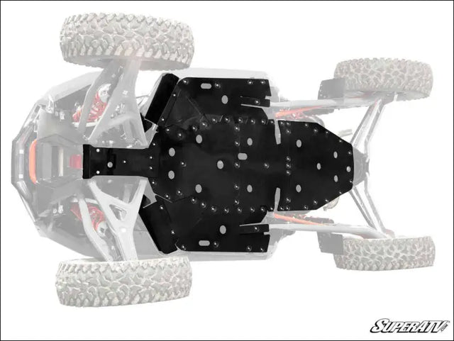 SuperATV Polaris RZR Turbo R Full Skid Plate - Plates