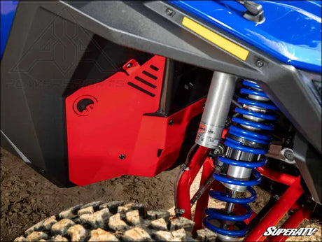 SuperATV Polaris RZR Turbo R Inner Fender Guards - Black - Flares
