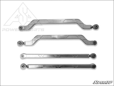 SuperATV Polaris RZR Turbo S High Clearance Billet Aluminum Radius Arms - Rods