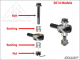 SuperATV Polaris RZR XP 1000 Heavy Duty Tie Rod Kit - Rods