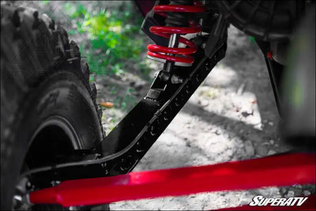 SuperATV Polaris RZR XP Turbo S Rear Trailing Arms - Black