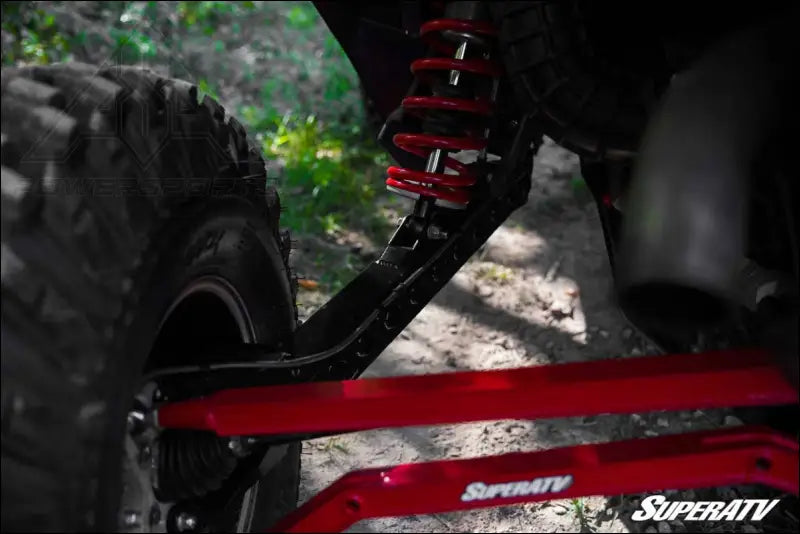 SuperATV Polaris RZR XP Turbo S Rear Trailing Arms - Black