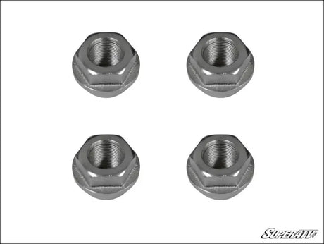 SuperATV Yamaha YXZ Portal Gear Lift Recessed Nut Kit - Turner Axles (M24 x 1.5 Nuts) / Gen 1 or 2 - Portals
