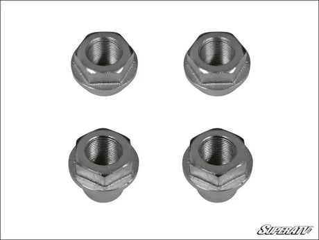 SuperATV Yamaha YXZ Portal Gear Lift Recessed Nut Kit - Turner Axles (M24 x 1.5 Nuts) / Gen 3 - Portals