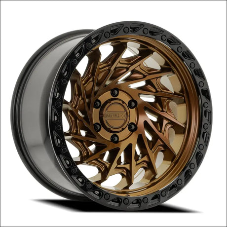 Typhoon Truck | Smoked Bronze Center Gloss Black Lip - Wheels