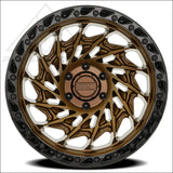 Typhoon Truck | Smoked Bronze Center Gloss Black Lip - Wheels