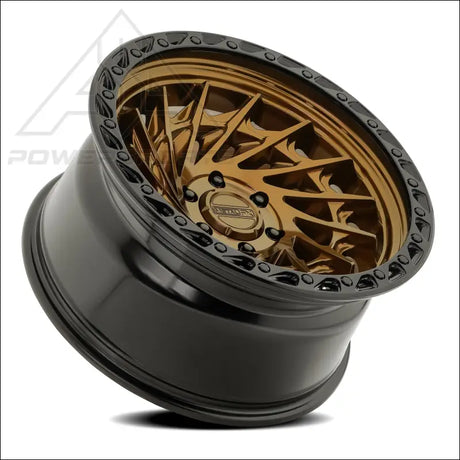 Typhoon Truck | Smoked Bronze Center Gloss Black Lip - Wheels