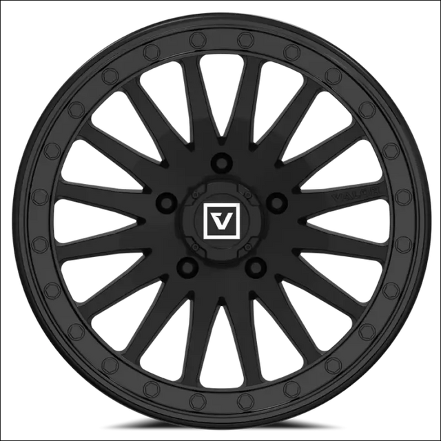 Valor Offroad V06 Beadlock 5-Lug - Satin Black - Wheels