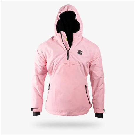 Waterproof 1/2 Zip Bog Hoodie | Womens - Light Pink - Small - Outerwear