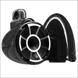 Wet Sounds Revolution Series 10’’ Black Tower Speakers - Fixed Clamp (1 7/8’’ - 3’’) - Audio