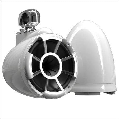 Wet Sounds Revolution Series 10’’ White Tower Speakers - Swivel Clamp (1 7/8’’ - 3’’) - Audio