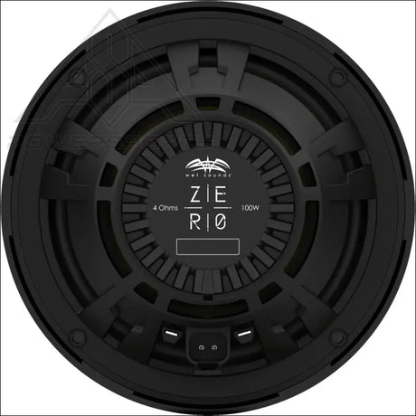 Wet Sounds Zero Series 6.5-inch High-Output Component Style Coaxial Speakers - Black - Audio