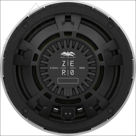 Wet Sounds Zero Series 6.5-inch High-Output Component Style Coaxial Speakers - White - Audio