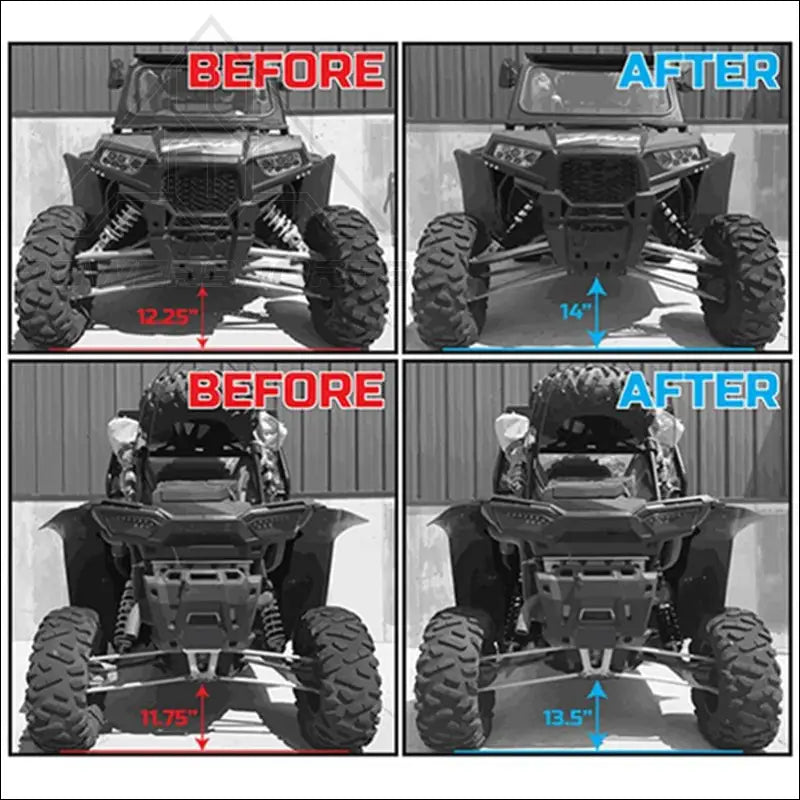 Zbroz Polaris RZR XP1000 / XP Turbo 2 Seat Spring Kit for Walker Evans Needle Shocks (2014-2023)